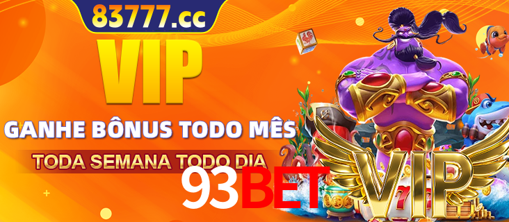 Banner promocional do 93BET oferecendo 100% de recompensas adicionais contínuas para quem fizer o login diário (Daily sign-in), com um mascote de coelho.