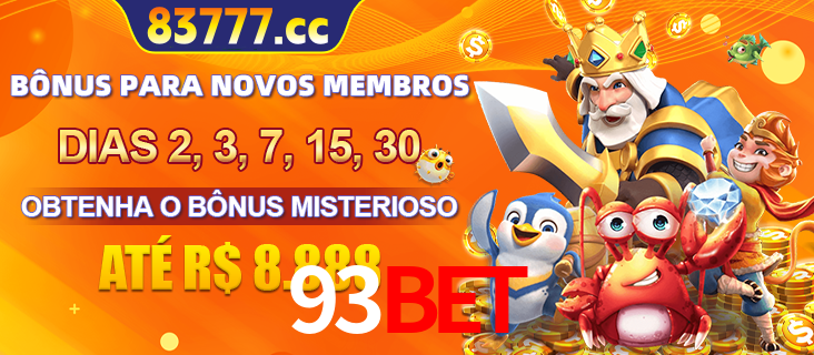 Anúncio dos benefícios para Membro VIP Sênior na plataforma 93BET, incluindo bônus promocionais, semanais e mensais, ilustrado com o personagem Fortune Tiger.